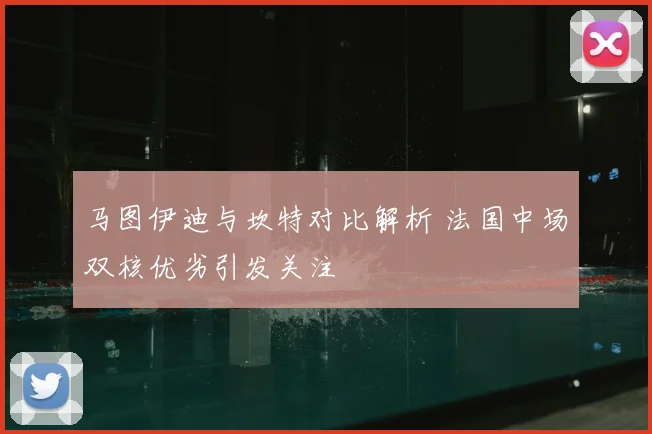 马图伊迪与坎特对比解析 法国中场双核优劣引发关注
